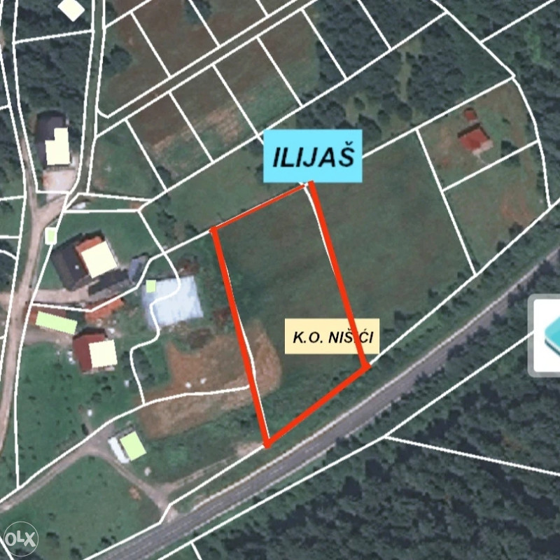 Zemljište uz magistralu Nišići - Ilijas 3000m2 6