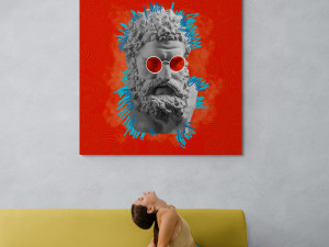 Canvas slike - Kolaž, Savremena Antička statua