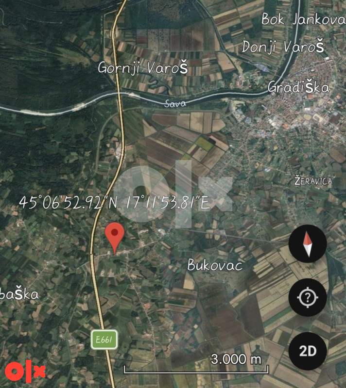 Atraktivno zemljište 9.000 m2 kod novog graničnog prelaza Čatrnja 2