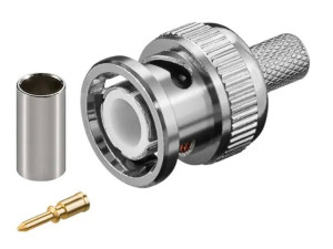 BNC 005 krimp crimp konektor 75 ohma za RG59 video nadzor 001396