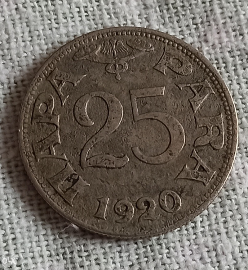 25 para - Kraljevina SHS - Jugoslavija 1920