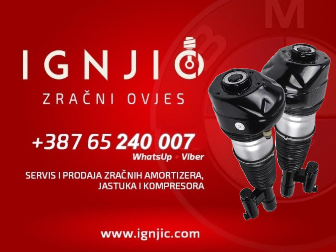 Zracni jastuk amortizer BMW G11 G12 F11 F15 E70 E71