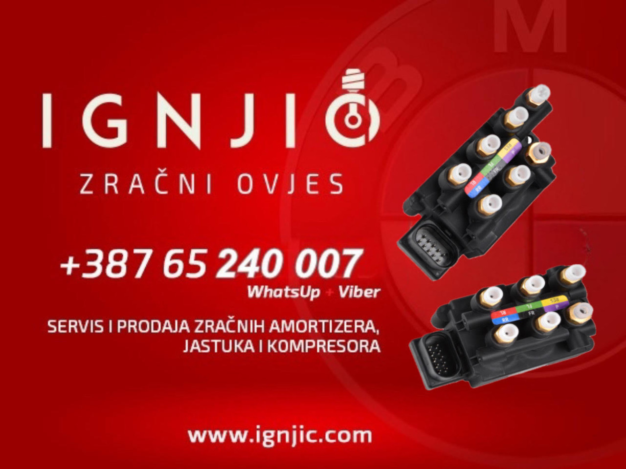 Zracni jastuk amortizer BMW G11 G12 F11 F15 E70 E71