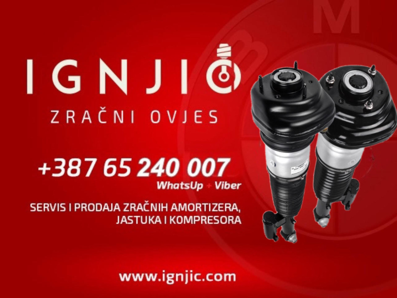 Zracni jastuk amortizer BMW G11 G12 F11 F15 E70 E71