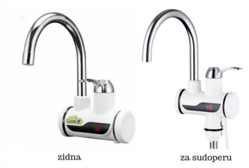 Česma instant sa grijačem usadna i zidna