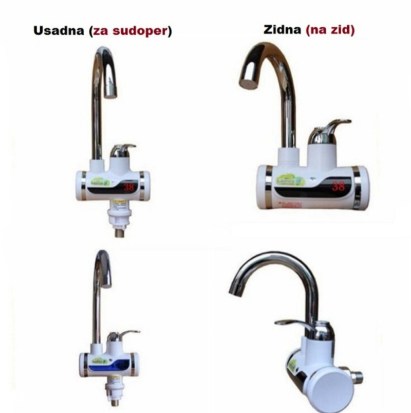 Česma instant sa grijačem usadna i zidna