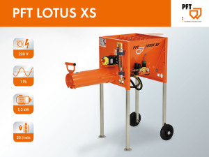 PFT LOTUS XS - mikser mješač za maltu žbuku glet