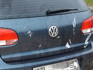 Spojler difuzor zadnjeg branika Golf 6