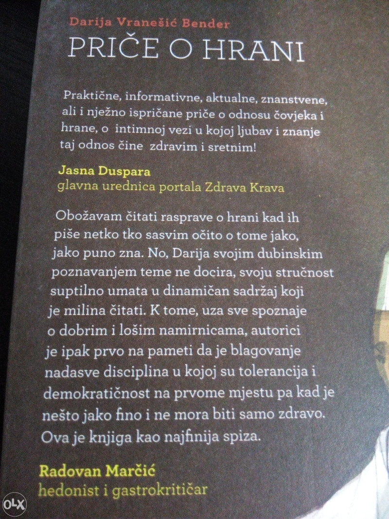 Darija Vranešić Bender PRIČE O HRANI Od mesa do moussea