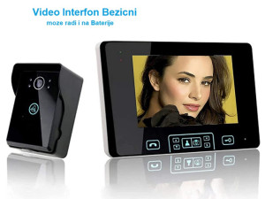 Video Interfon Bezicni , kontrola Brave incha 7 LCD