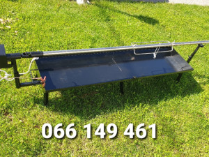 INOX RAZANJ PECENJARA SA MOTOROM 12/220V KOMPLET