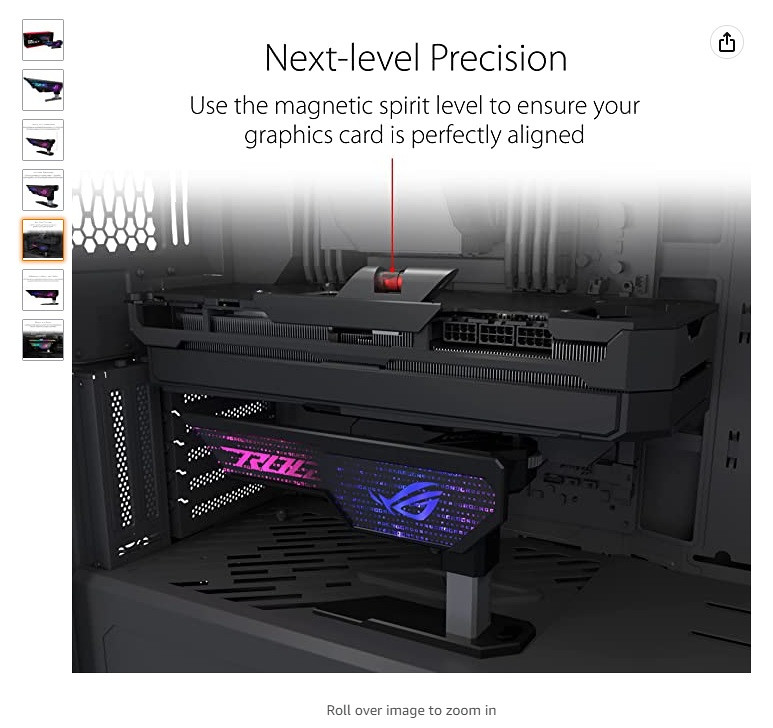 ASUS ROG Herculx Graphics Card Anti-Sag Holder Bracket Grafičke