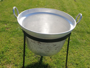 KAZAN ORANIJA ALUMINIJUMSKA 100L SA LOZISTEM