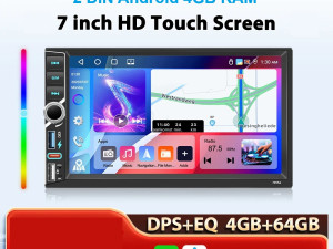 Android Auto Radio 2 DIN GPS Multimedia, MP3,BT Novo 4GB RAM