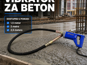 Vibrator i igla za beton  (1,5met) (2met) (2,5 met)