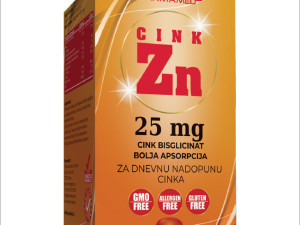 CINK 25 MG A60