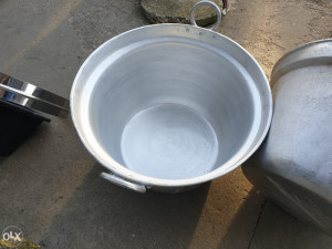 Kazan ravno dno oranija aluminijum 90lit