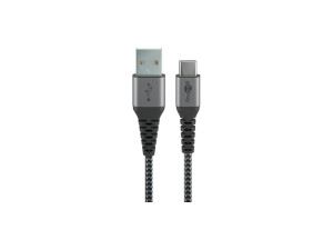 Kabal USB-C 3A 1m platneni SINHRONIZACIJU 030603