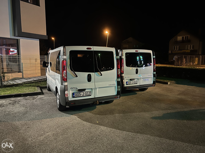 Rent a kombi Brcko - Opel Vivaro Trafic iznajmljivanje