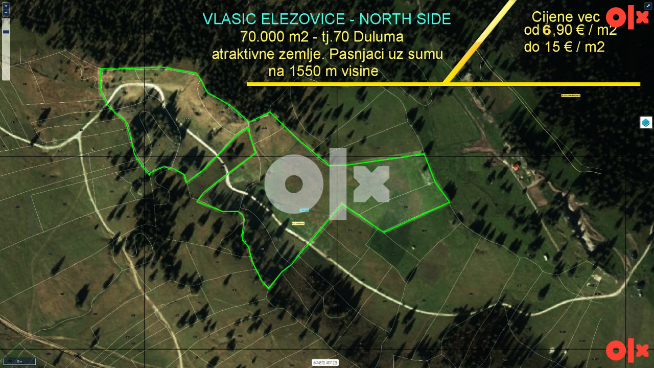 ZEMLJA,PARCELA,PARCELE PRODAJEM ZEMLJISTE 500 m2-VLASIC-ELEZOVICE 23