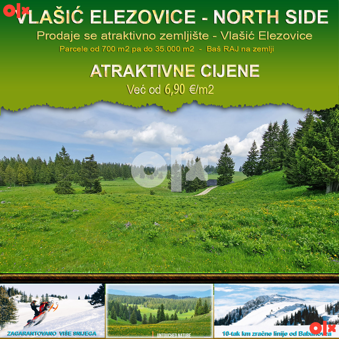 ZEMLJA,PARCELA,PARCELE PRODAJEM ZEMLJISTE 500 m2-VLASIC-ELEZOVICE 7