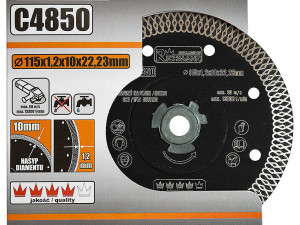 DISK DIJAMANTNI ZA KERAMIKU 115X1,2mm Richmann