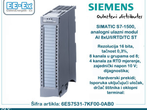 SIEMENS S7-1500 AI modul 6ES7531-7KF00-0AB0