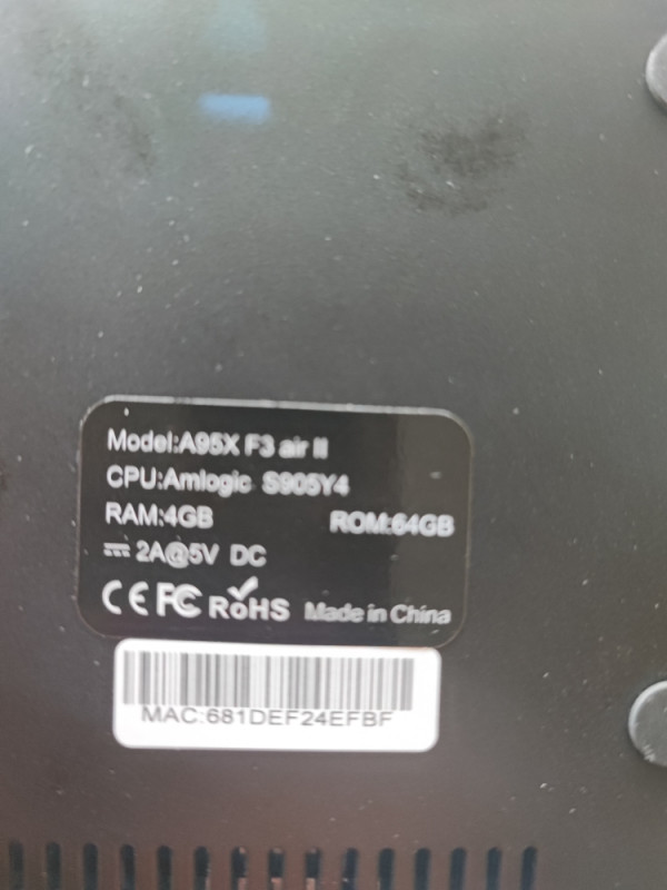 TV BOX A95X F3 Air II Amlogic S905Y4 4-64