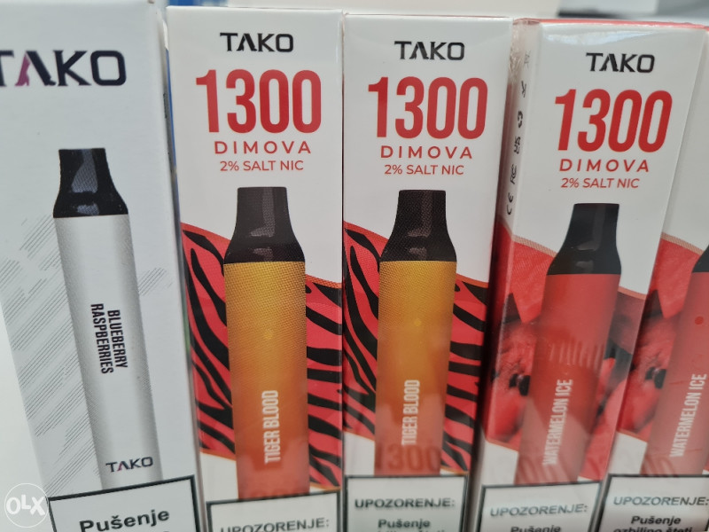 JEDNOKRATNE CIGARETE VAPE 1300 PUFFS/DIMOVA - Elektrine cigarete - OLX.ba