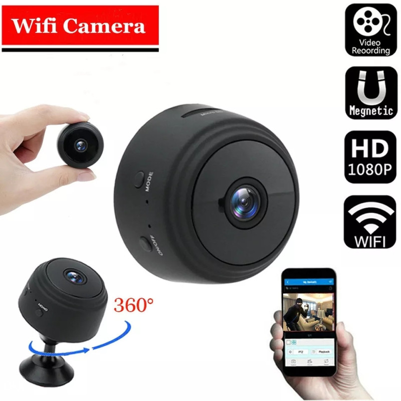 Mini kamera WiFi nadzorna špijunska FHD