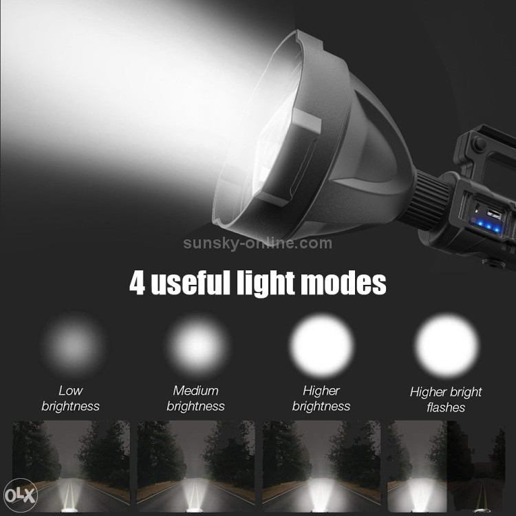 LED Reflektor Baterija Lampe Svjetiljka Lov Baterijska Lampa