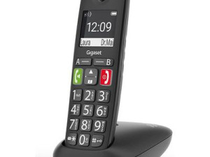 Gigaset E290 crni Bežični DECT analogni telefon