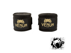 Venum - Kontact Borilačke Bandaže - 4,5m - Black/Gold