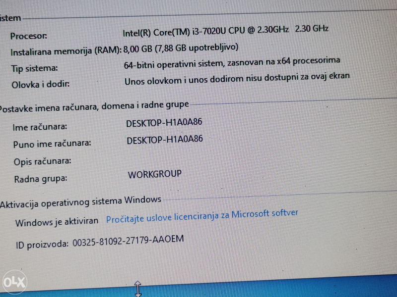 acer aspire 3  A315-53-35FQ   i3 7gen