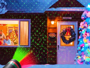 Led novogodisnji projektor laser vodootporni