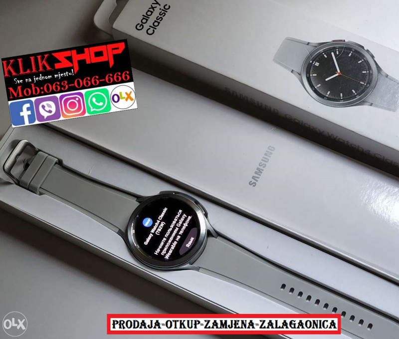 SAMSUNG GALAXY WATCH 4 46mm CLASSIC *NOVOO* watch4 sat Smartwatch