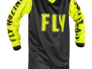 Moto cross majica FLY crno-fluorescent-žuta dječija