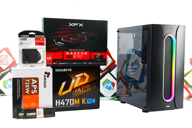 Gaming PC Armor V310-05; i5-11400F; RX 570; 480GB SSD - Desktop ...