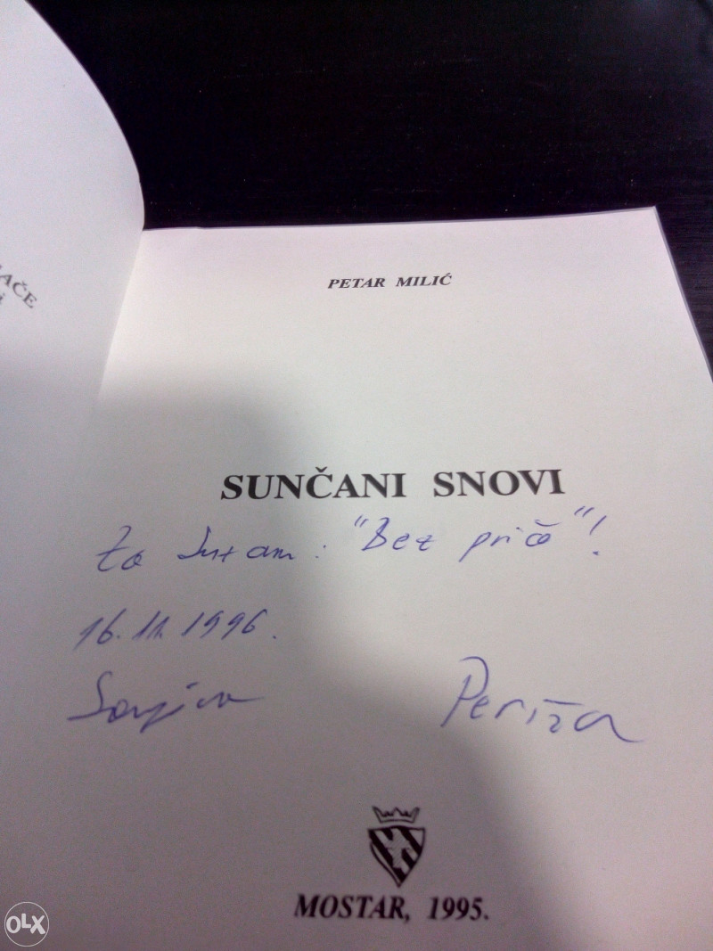 Knjige , Petar Milić Periša - Sunčani snovi / Poezija