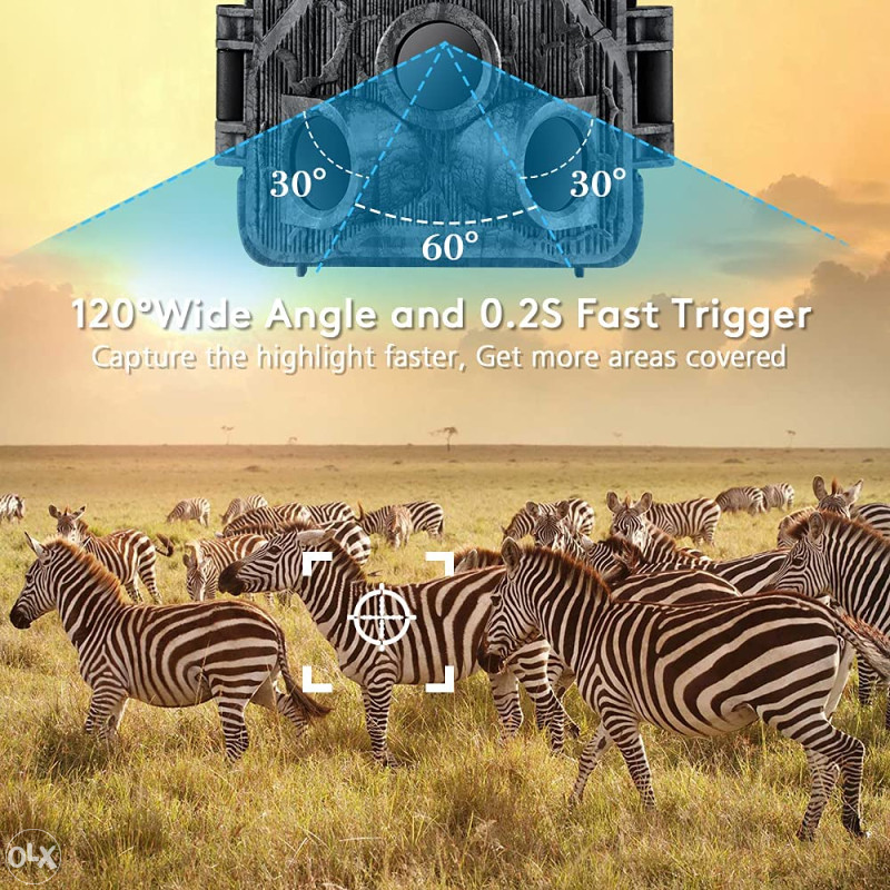 WiFi 4K 30MP TRAIL lovačka kamera IP66 vodootporna