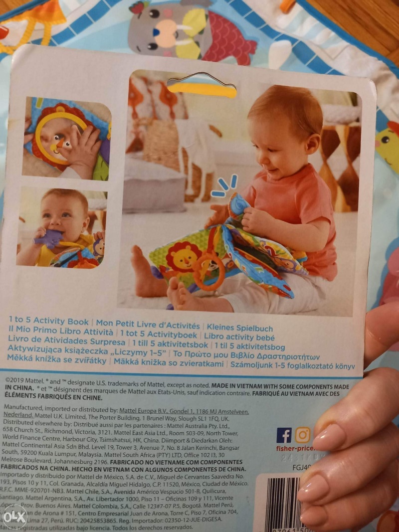 Podloga za igranje sa igračkom za bebe FISHER PRICE