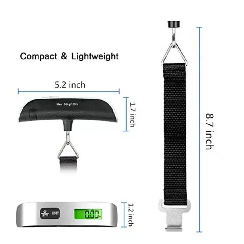 Digitalna LED vaga za ribolov hranu 50kg