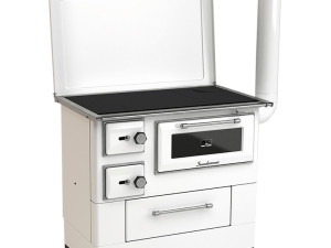 Štednjak na čvrsto gorivo, 11 kW, desni