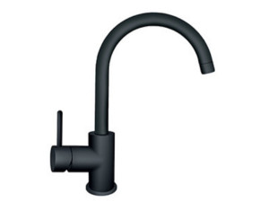 Česma baterija za kuhinju sudoper usadna crna