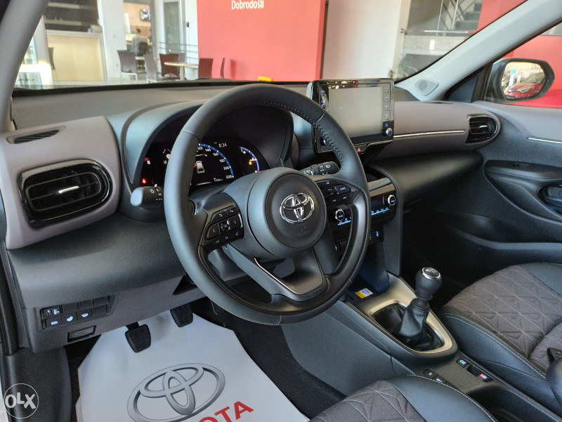 lvjiena Auto Braccioli Stoccaggio Box per Toyota Yaris Elegant 2021-2024, Center Console Doppio Strato di Stoccaggio Box Bracciolo con Porte USB Interni Accessori,A/Black-red-3usb