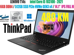 LAPTOP LENOVO T14s i5 10310U - 2021 /16GB DDR4 /512GB SSD/14.1"