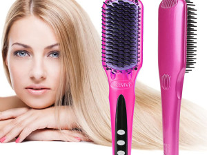 ACEVIVI četka za ravnanje kose,antistatička keramička
