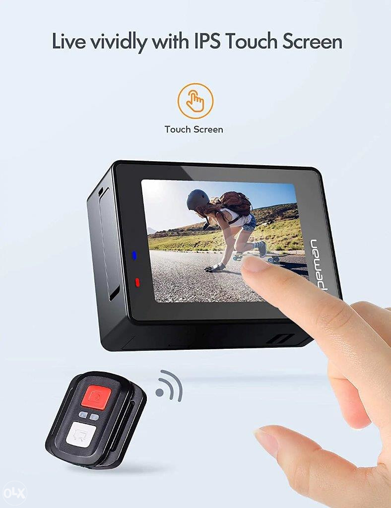 APEMAN A100 akcijska akciona kamera, 4K / 50FPS Touch screen