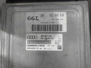 Ecu elektronika motora audi a6 4f 3.2 benzin 4F0907115