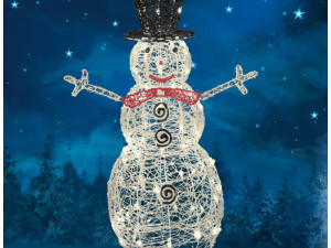 Dekorativna rasveta, akrilni snjegović